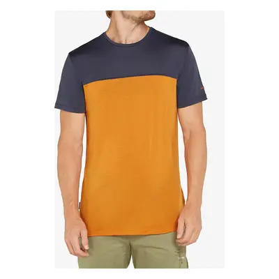 Icebreaker Merino Cool-Lite Sphere III SS Tee Colour Block Merinó póló - ray/graphite/cb