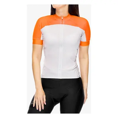 POC Essential Road Logo Jersey Női kerékpáros póló - zink orange/granite grey