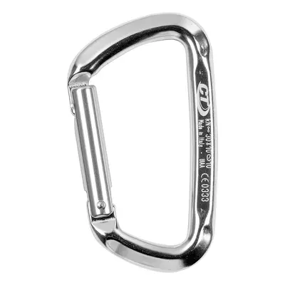 Climbing Technology D-Shape CF Karabiner - silver