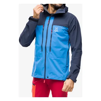 Haglofs Roc Sight Softshell Jacket Softshell kabát - nordic blue/tarn