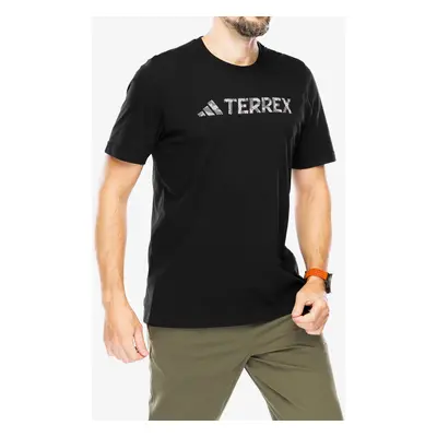 adidas TERREX Classic Logo Tee Pamutpóló - black