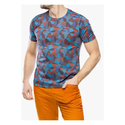 La Sportiva Dimension T-Shirt Mászópóló - tropic blue/cherry tomato