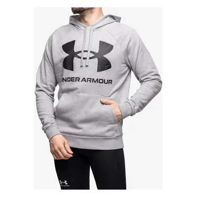 Under Armour Rival Fleece Big Logo HD Felső - mod gray light heather/black