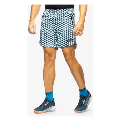 adidas x Marimekko Run Icons 3-Stripes Shorts Férfi Rövid Futónadrág - ice blue/legend ink/blue