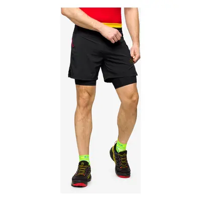 La Sportiva Ultra Distance Short Rövid Futónadrág - black/yellow