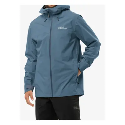 Jack Wolfskin Highest Peak 3L Jacket Esőkabát - nature blue