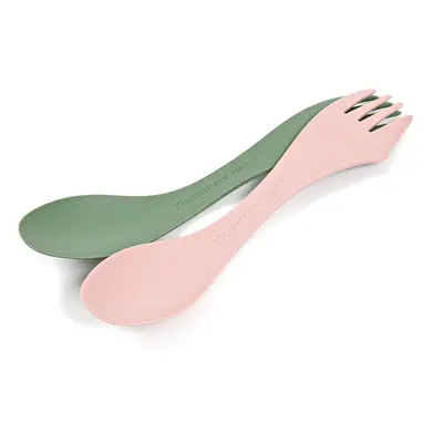 Light My Fire Spork Medium Pack Bio Evőeszköz - sandygreen/pink