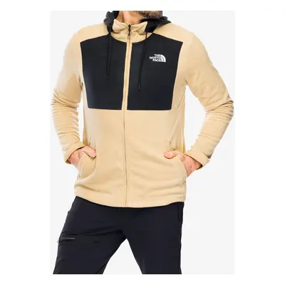 The North Face Homesafe Full Zip Fleece Hoodie Férfi pulóver - khaki stone/black