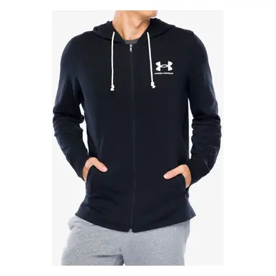 Under Armour Rival Terry Full-Zip Kapucnis felső - black/onyx white