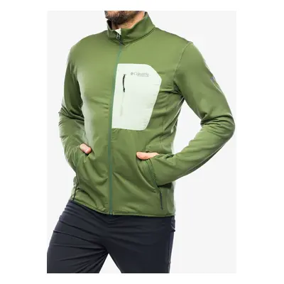 Columbia Triple Canyon Grid Fleece Full Zip Cipzáras felső - canteen/sage leaf