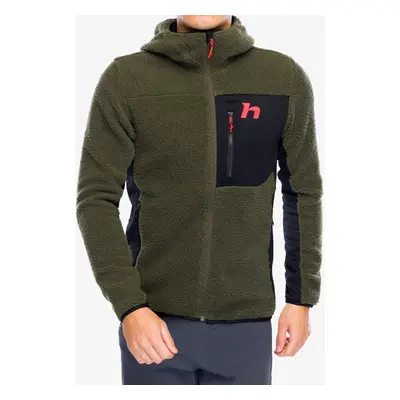 Hannah Kodiak Hoody Polárdzseki - ivy green/anthracite