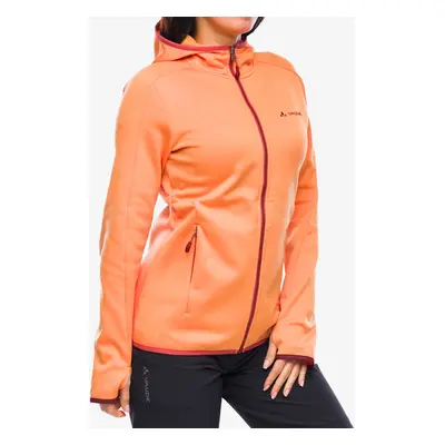 Vaude Valsorda Fleece Hoody Női polár - sweet orange