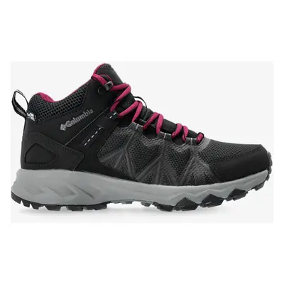 Columbia Peakfreak II Mid Outdry Női Túracipő - black/ti grey steel