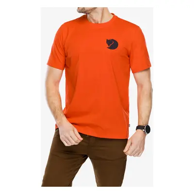 Fjallraven Walk With Nature T-shirt Nyomtatott póló - flame orange