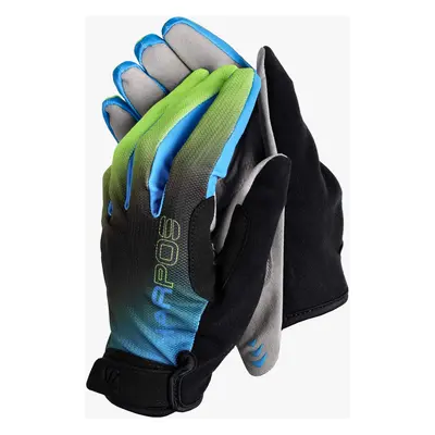 Karpos Federia Glove Kerékpáros kesztyű - indigo b/black/green fluo