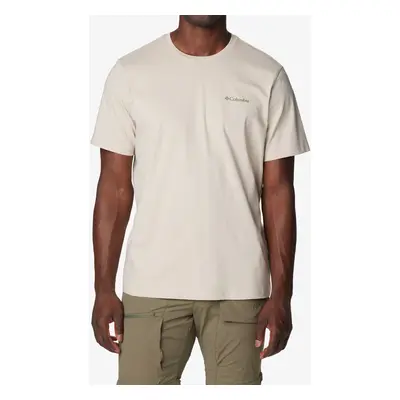 Columbia Explorers Canyon Back S/S Tee Pamutpóló - dark stone/bearly tribe