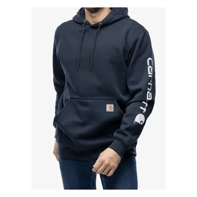 Carhartt Sleeve Logo Hooded Sweatshirt Kapucnis felső - new navy