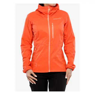 Norrona Lyngen Alpha Zip Hood Női Túrasídzseki - orange alert