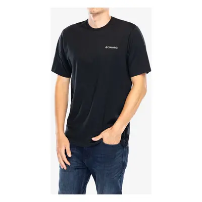 Columbia Rockaway River Graphic SS Tee Pamutpóló - black/winding wonder