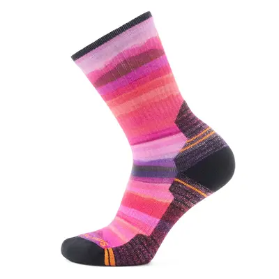 Smartwool Hike Light Cushion Hilltop Daydream Print Crew Socks Női zokni - power pink