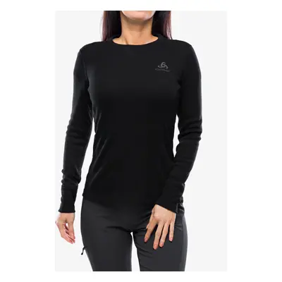 Odlo Merino BL Top Crew Neck LS Női hőszigetelő felső - black