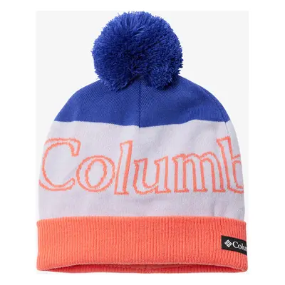 Columbia Youth Polar Powder Beanie Gyerek sapka - clematis blue/snowdrift/coral