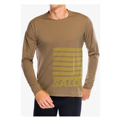 Salomon Sense Aero LS Tee GFX Futófelső - shitake