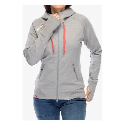 Ocun Hoodie Zipper Cipzáras női felső - grey paloma/silverscone