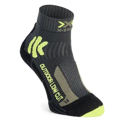 X-Socks Trek Outdoor Low Cut Túrazokni - anthracite/lime