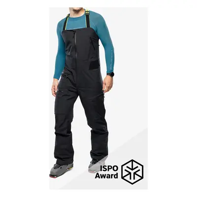 Ortovox 3L Deep Shell Bib Pants Nadrág túrasíeléshez - black raven