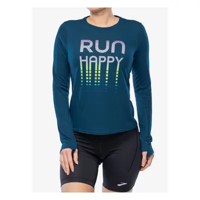 Brooks Distance Long Sleeve 3.0 Női pulóver - htr ocean drive