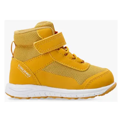 Viking Footwear Knapper Reflex Mid WP 1V Gyerekcipő - mustard