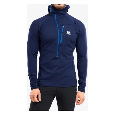 Mountain Equipment Eclipse Hooded Zip T Kapucnis Felső - medieval blue