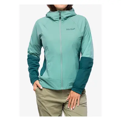 Marmot Novus LT Hybrid Hoody Női átmeneti kabát - blue agave/dark jungle