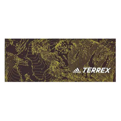 adidas TERREX Graphic Headband Női Fejpántok - shadow maroon/pulse olive