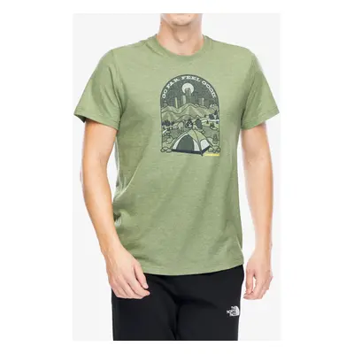 Smartwool Streets to Peaks Graphic Short Sleeve Tee Nyomtatott póló - fern green