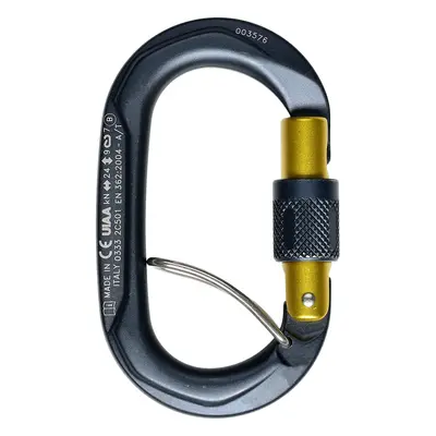 Climbing Technology OVX SGL Csavaros karabiner - anthracite/mustard