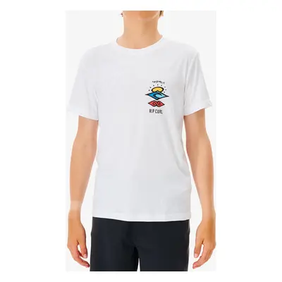 Rip Curl Icons Surflite S/S Rash V- Boy Póló Fiúknak - white