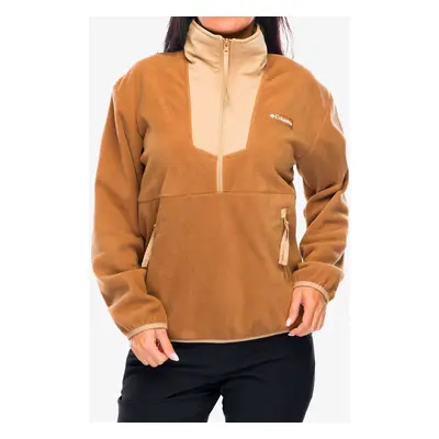 Columbia Sequoia Grove Half Zip Fleece Női felső - camel brown/canoe