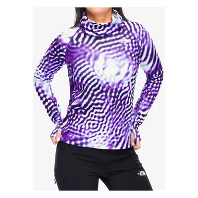 The North Face Baselayer Dragline LS Termoaktív női felső - peak purple the lift print