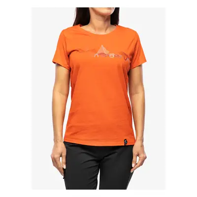 La Sportiva Peaks T-Shirt Női Pamutpóló - cherry tomato