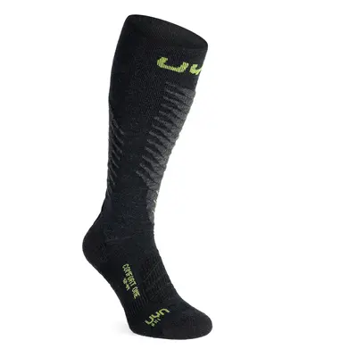 UYN Ski One Comfort Fit Socks Sízokni - anthracite/lime