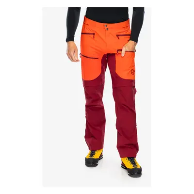 Norrona Trollveggen Flex1 Zip-Off Pants Nadrág - arednalin/rhubarb