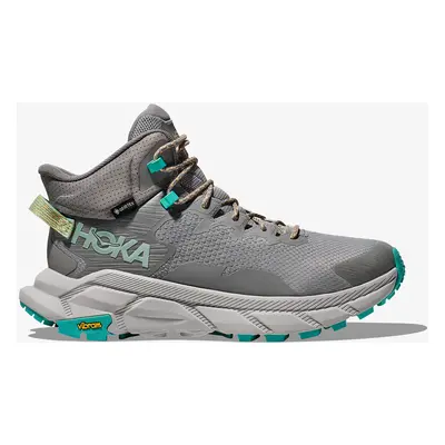 Hoka Trail Code GTX Túracipők - galactic grey/electric aqua