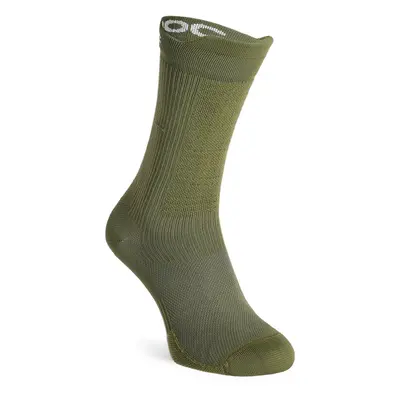 POC Lithe MTB Sock Mid Kerékpáros Zokni - epidote green