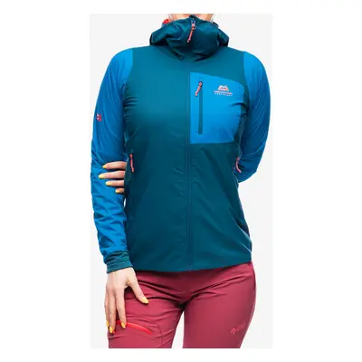 Mountain Equipment Switch Pro Hooded Jacket Női túrasídzseki - majolica blue/mykonos blue