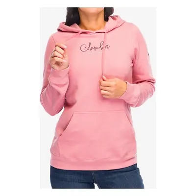 Columbia Trek Graphic Treatment Hoodie Női kapucnis felső - pink/script