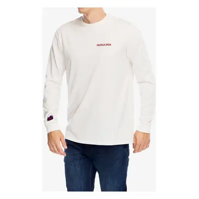 Patagonia L/S Chill Responsibili-Tee Férfi pulóver - birch white