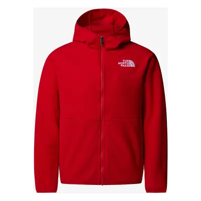 The North Face Glacier F/Z Hooded Jacket Gyermek pulóver - tnf red