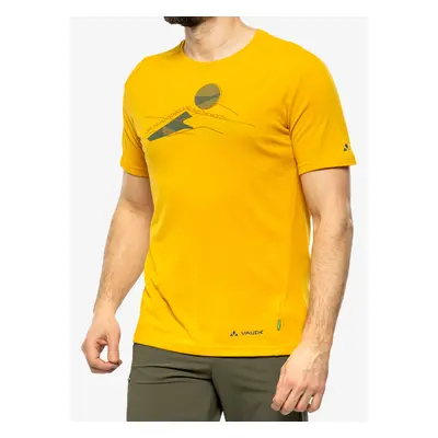 Vaude Gleann T-Shirt Gyorsan Száradó Póló - burnt yellow